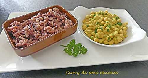 Curry de pois chiches