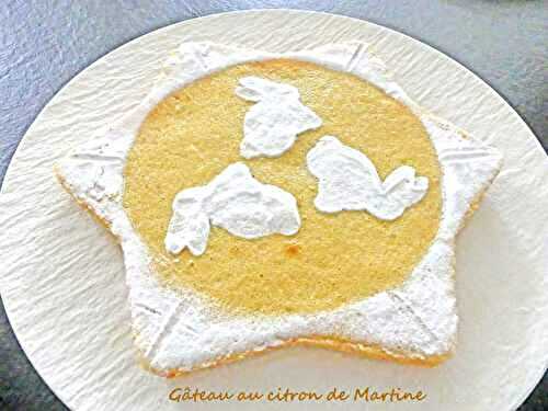 Gâteau au citron de Martine