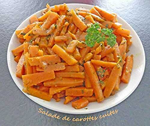 Salade de carottes cuites *