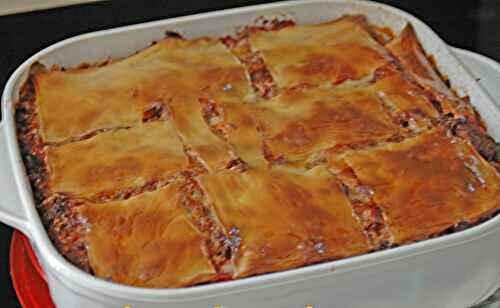 Gratin aux aubergines *