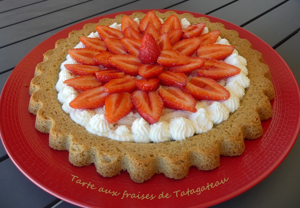 Tarte aux fraises de Tatagateau *