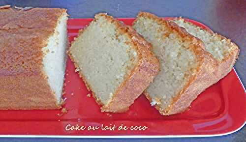 Cake au lait de coco *