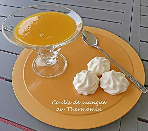 Coulis de mangue au Thermomix *