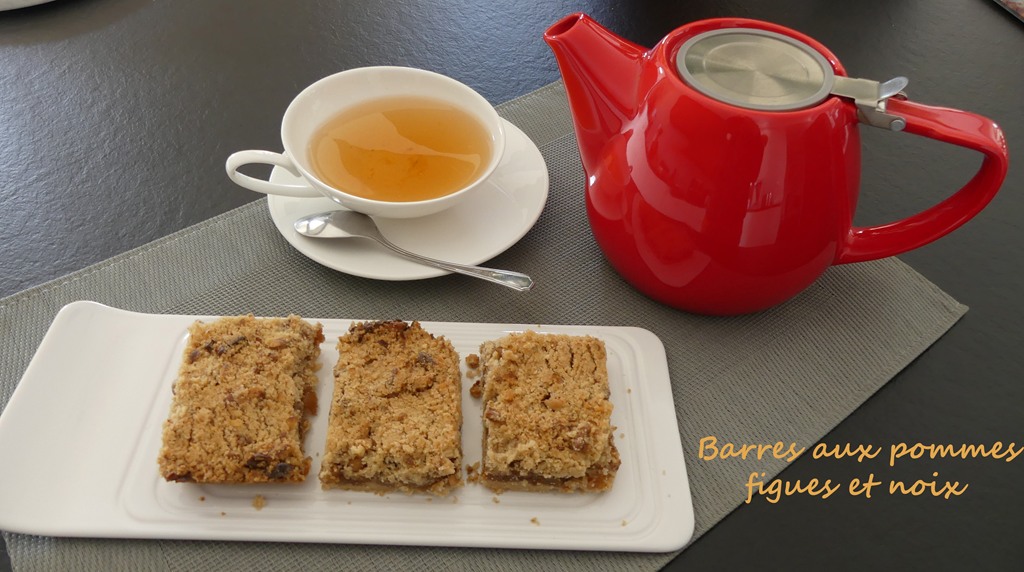 Barres aux pommes figues et noix *