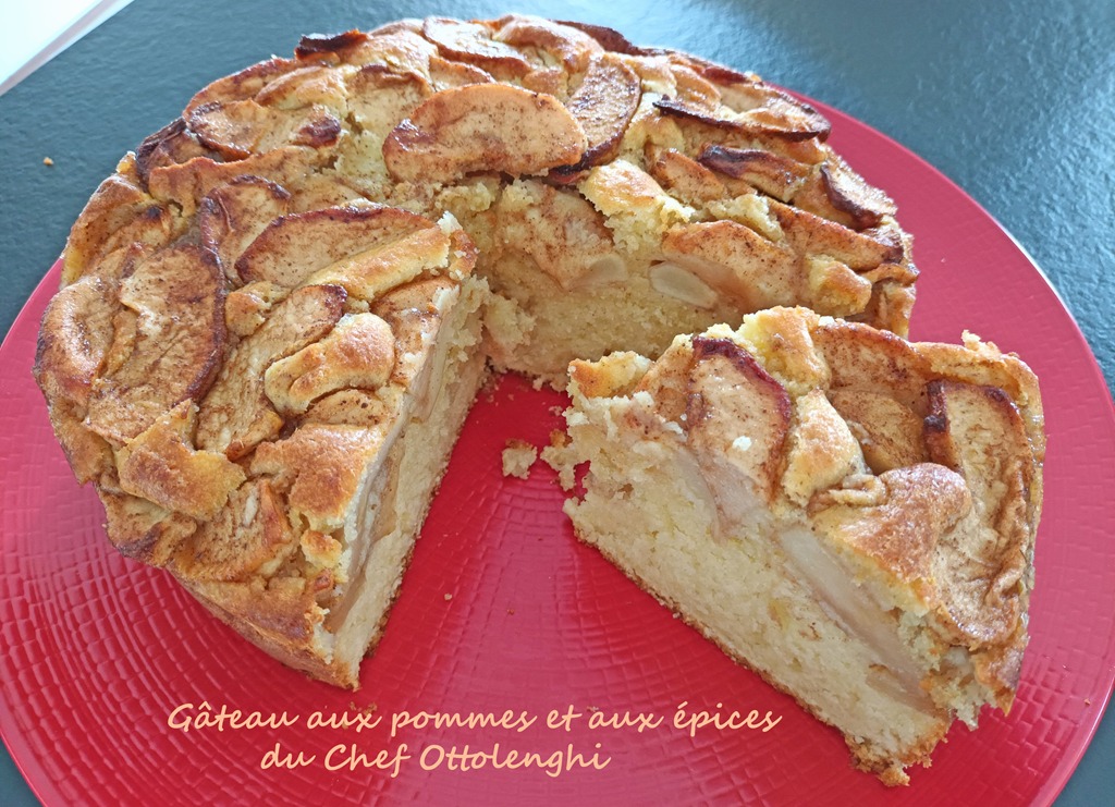 Gâteau aux pommes et aux épices du Chef Ottolenghi *