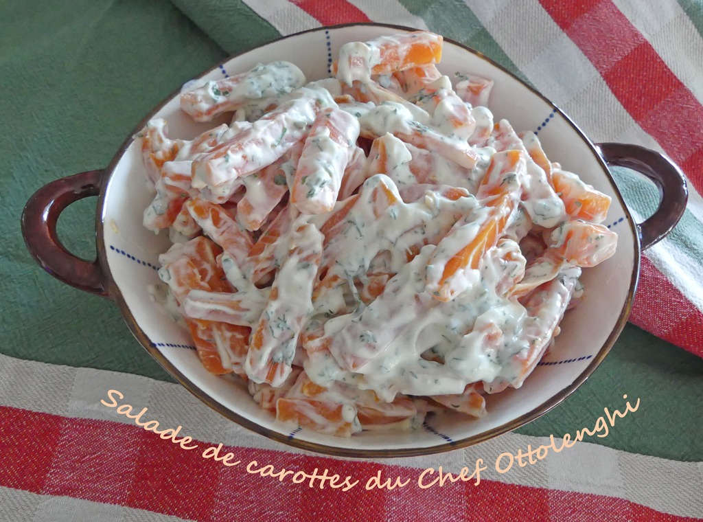 Salade de carottes du Chef Ottolenghi *
