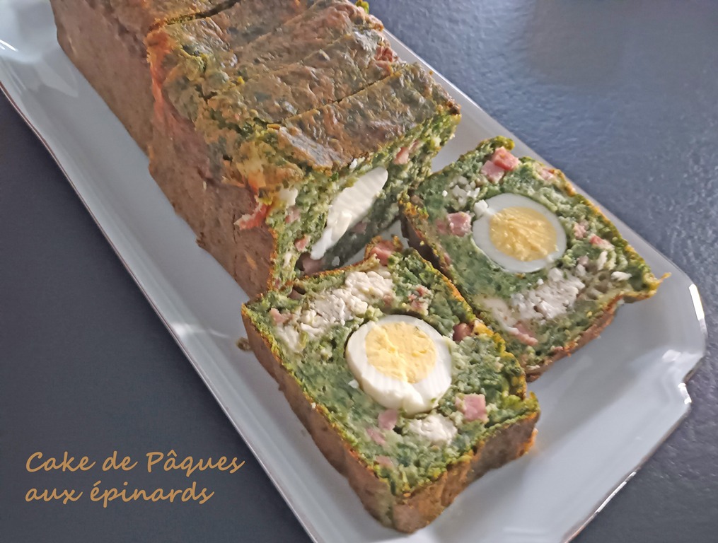 Cake de Pâques aux épinards *