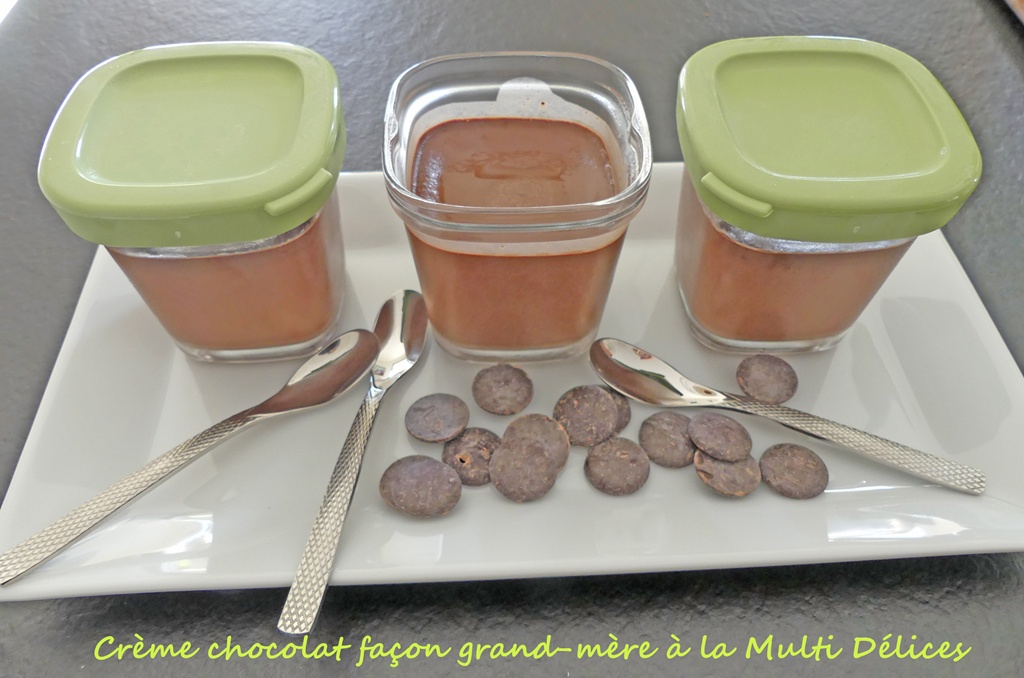 Crème chocolat façon grand-mère à la Multi Délices *