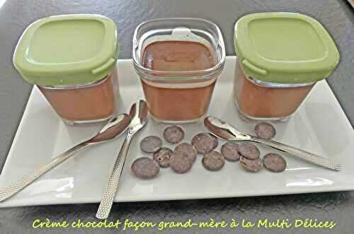 Crème chocolat façon grand-mère à la Multi Délices *