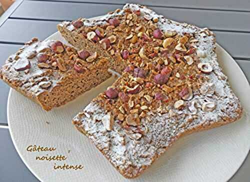 Gâteau noisette intense *