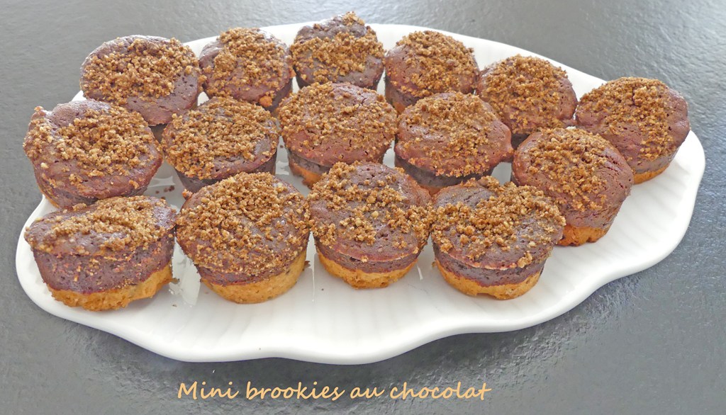 Mini brookies au chocolat *