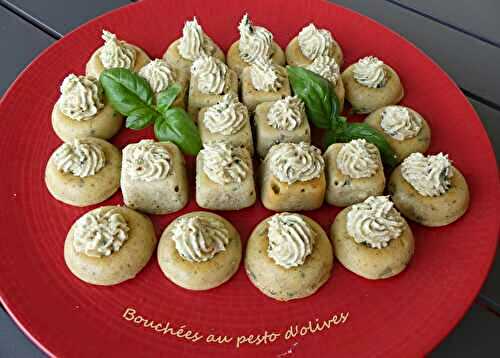 Bouchées au pesto d’olives *
