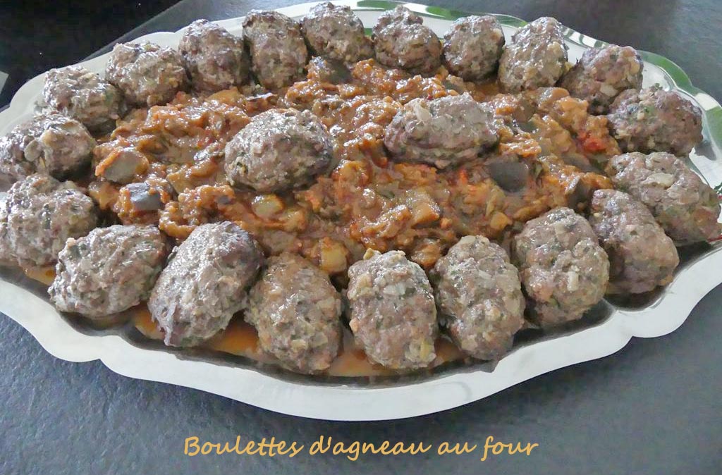 Boulettes d’agneau au four *