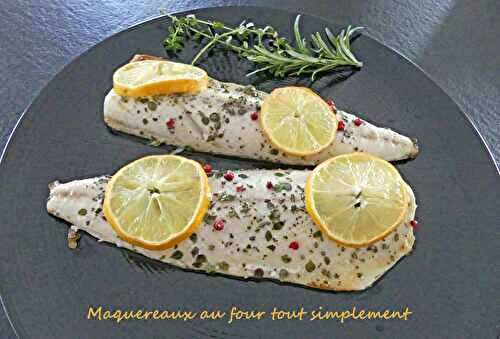 Maquereaux au four tout simplement *