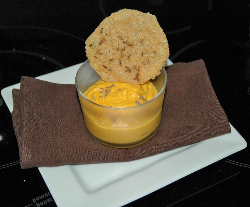 Mousse de carottes au cumin *