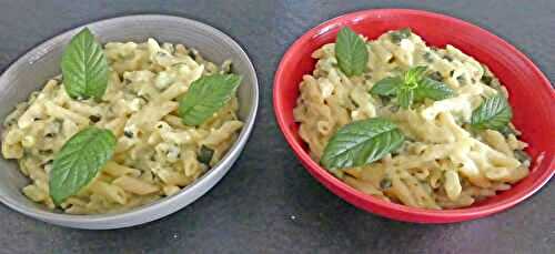 Carbonara aux courgettes *