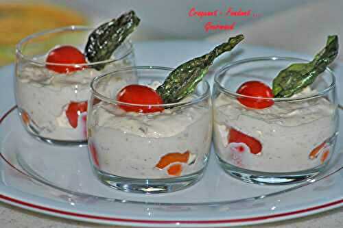 Bavarois de tomates au basilic *
