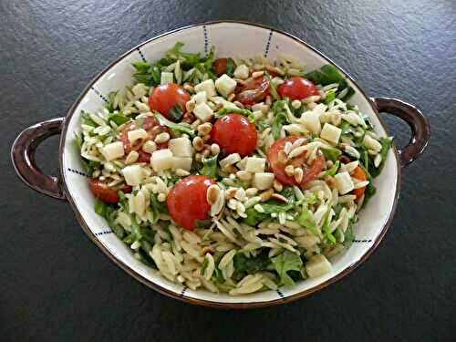 Salade fraîcheur aux risonis ou orzos *