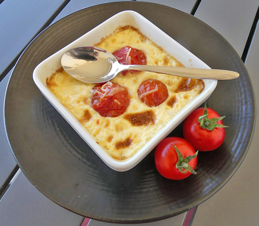 Petits flans à la tomate *