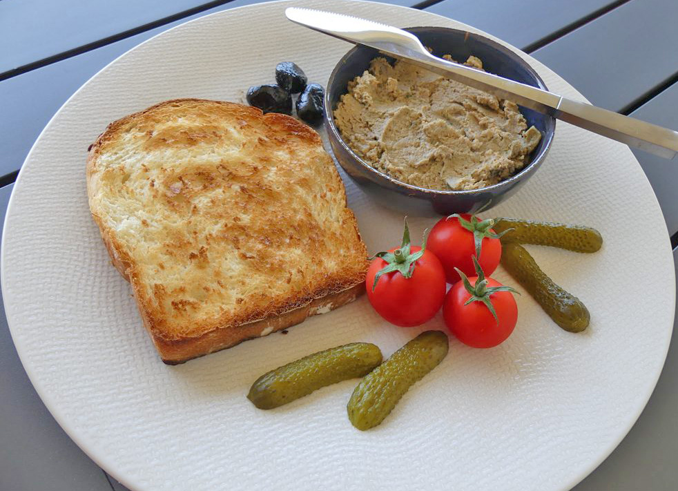 Tartinade de foies de volaille aux épices *-  Foodista challenge # 125