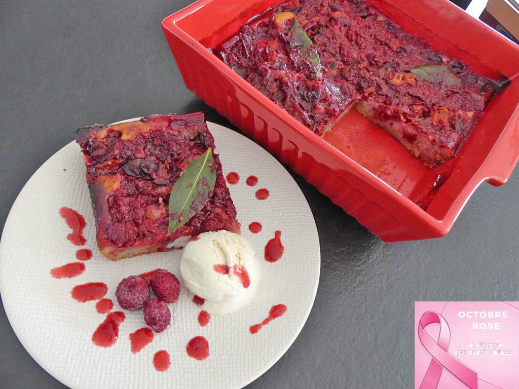 Financier framboise prune au laurier du Chef Ottolenghi *