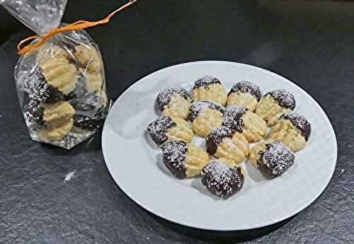 Pattes de chat noix de coco et chocolat *- Bataille food # 143