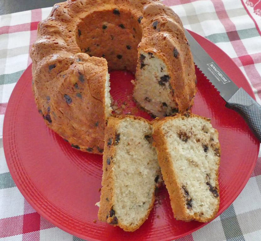 Gâteau Brioché aux pépites de chocolat *