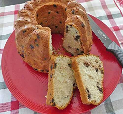 Gâteau Brioché aux pépites de chocolat *