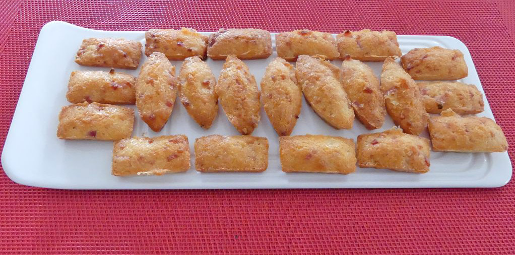 Financiers au parmesan et au jambon *- Recette autour d’un ingrédient#128