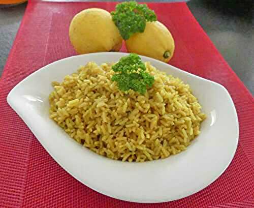 Riz au citron *