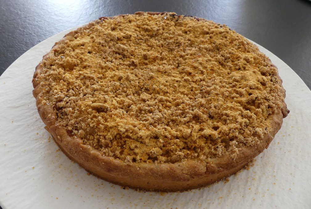 Tarte poire-caramel * – Bataille food # 146