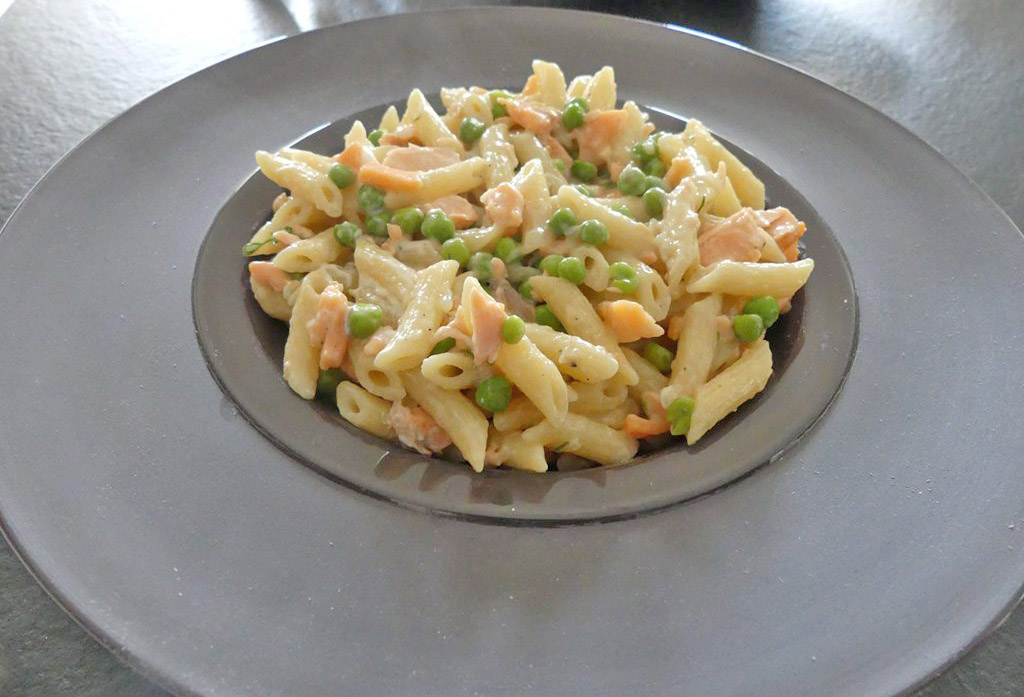 One pot pasta aux deux saumons * – Bal du livre 14