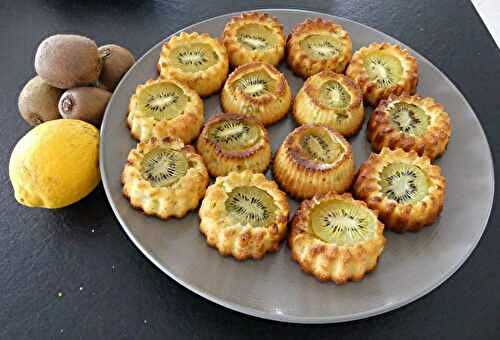 Petits moelleux au kiwi et au citron *-  Foodista challenge # 132