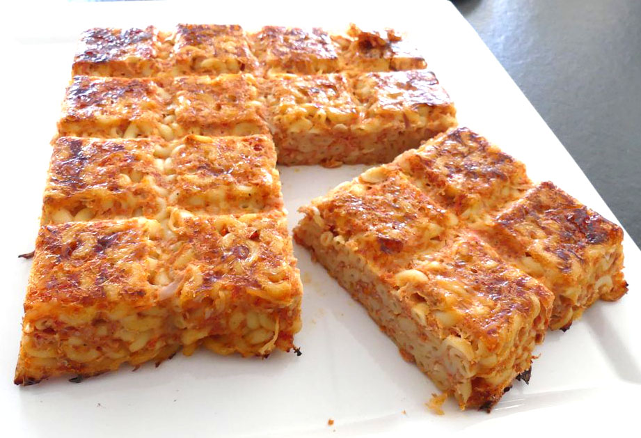 Gâteau de coquillettes au jambon *