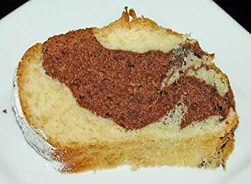 Gâteau marbré qui réjouit l’œil *