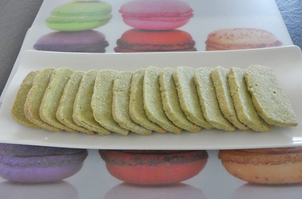 Sablés au thé Matcha * – Bataille Food # 149