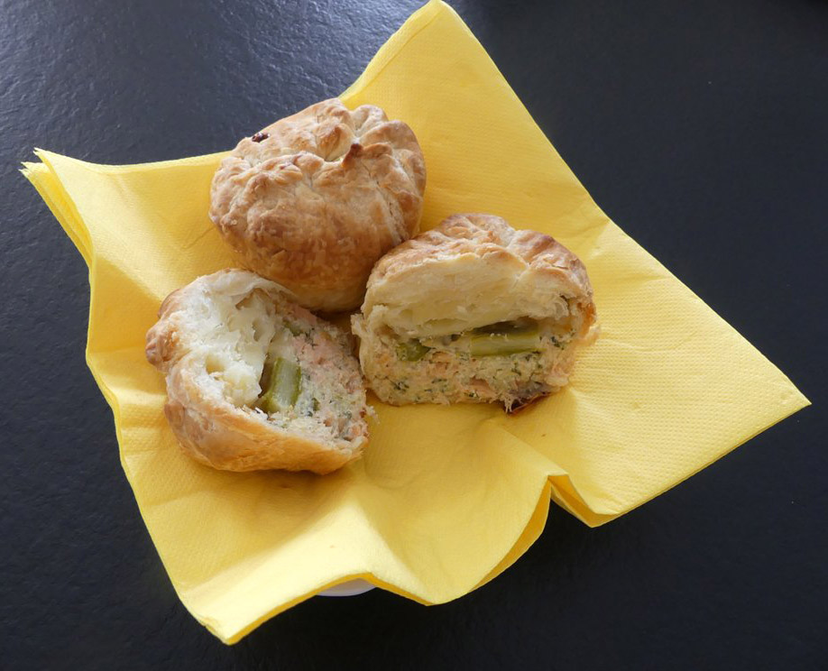 Muffins feuilletés au saumon *- Foodista challenge # 134