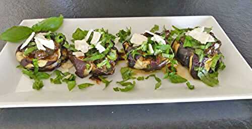 Aubergines à la vinaigrette italienne *