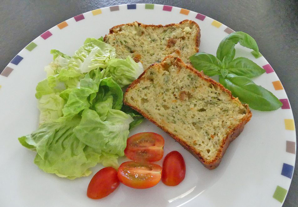 Cake aux courgettes et aux deux fromages * – Bataille food # 151