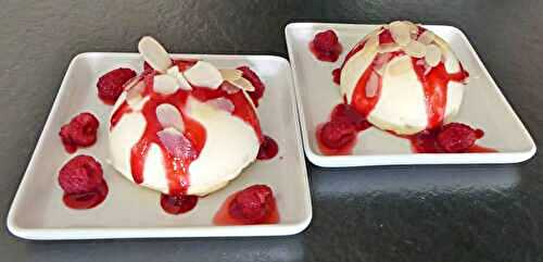 Parfait glacé framboise et nougat *- Foodista challenge # 135