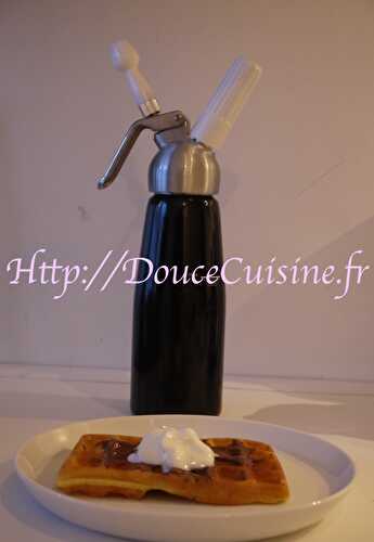 Chantilly au siphon