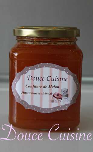 Confiture de Melons Charentais