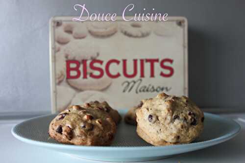 Cookies chocolat amandes ou chocolat noisettes