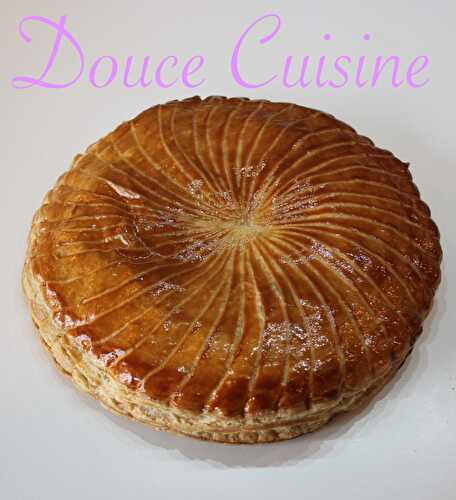 Galette des rois avec pâte feuilletée rapide