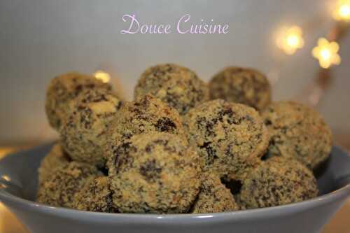 Truffes au chocolat Dulcey