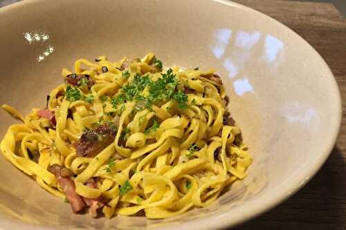 Tagliatelle alla carbonara