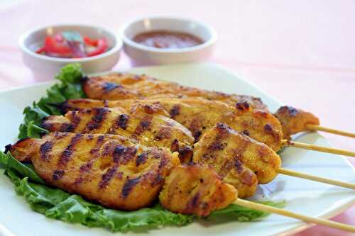 Thai chicken SATAY & salad