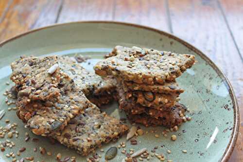 Biscuits crackers aux graines