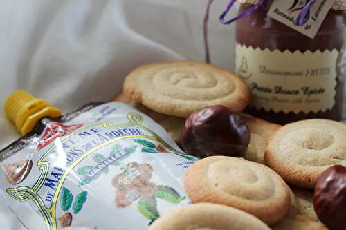 Biscuits spirales à la Crème de marrons