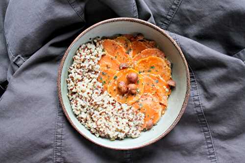 Courge, Patate douce et Quinoa